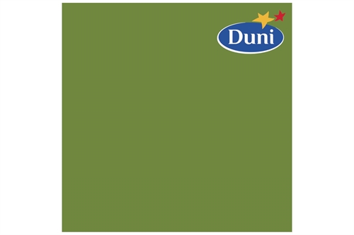 Duni dunilin middagsserviet 40x40 cm.  45 stk. Leaf Green